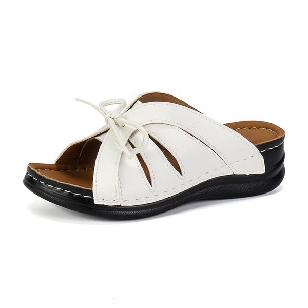 OMG!! 🔥Last Day 60% OFF-Sport Wedge Bowknot Sandal With High Arch Support-Buy 2 Free Shipping
