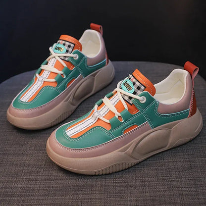🔥Last Day 49% Off🔥Women's Colorblock Thick Sole Walking Shoes
