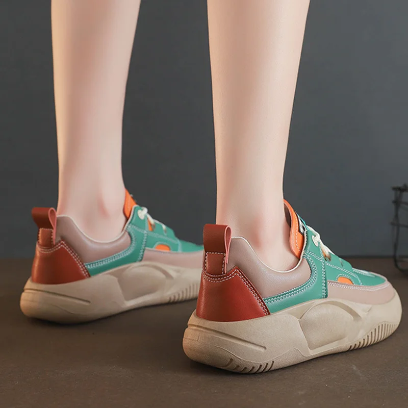 🔥Last Day 49% Off🔥Women's Colorblock Thick Sole Walking Shoes