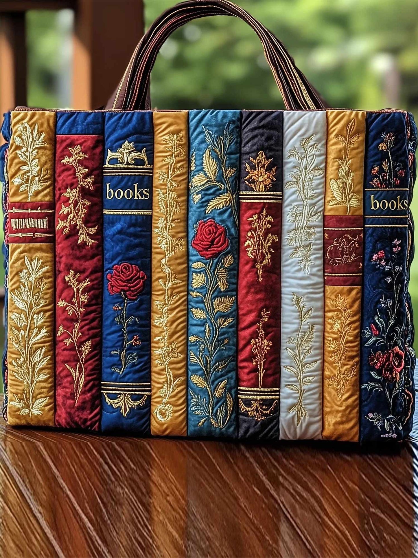 Ocean Of Knowledge Quilted Tote Bag