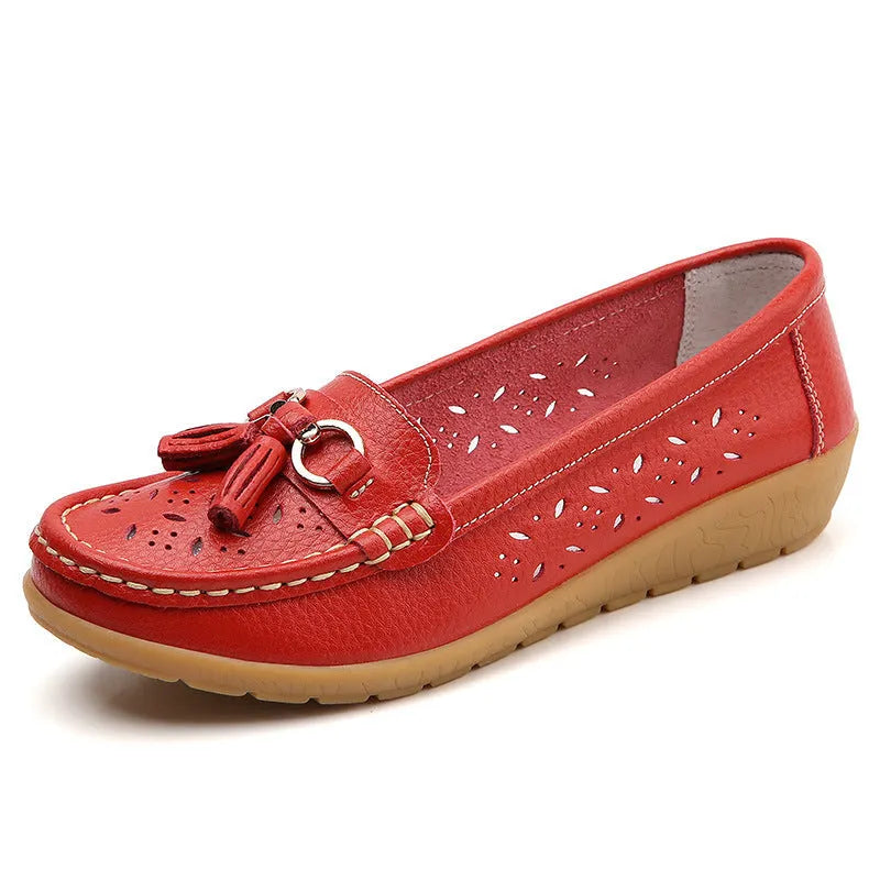 🔥Summer Hollow Out New Leather Shoes