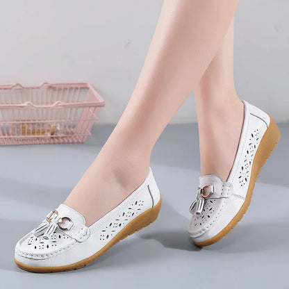 🔥Summer Hollow Out New Leather Shoes