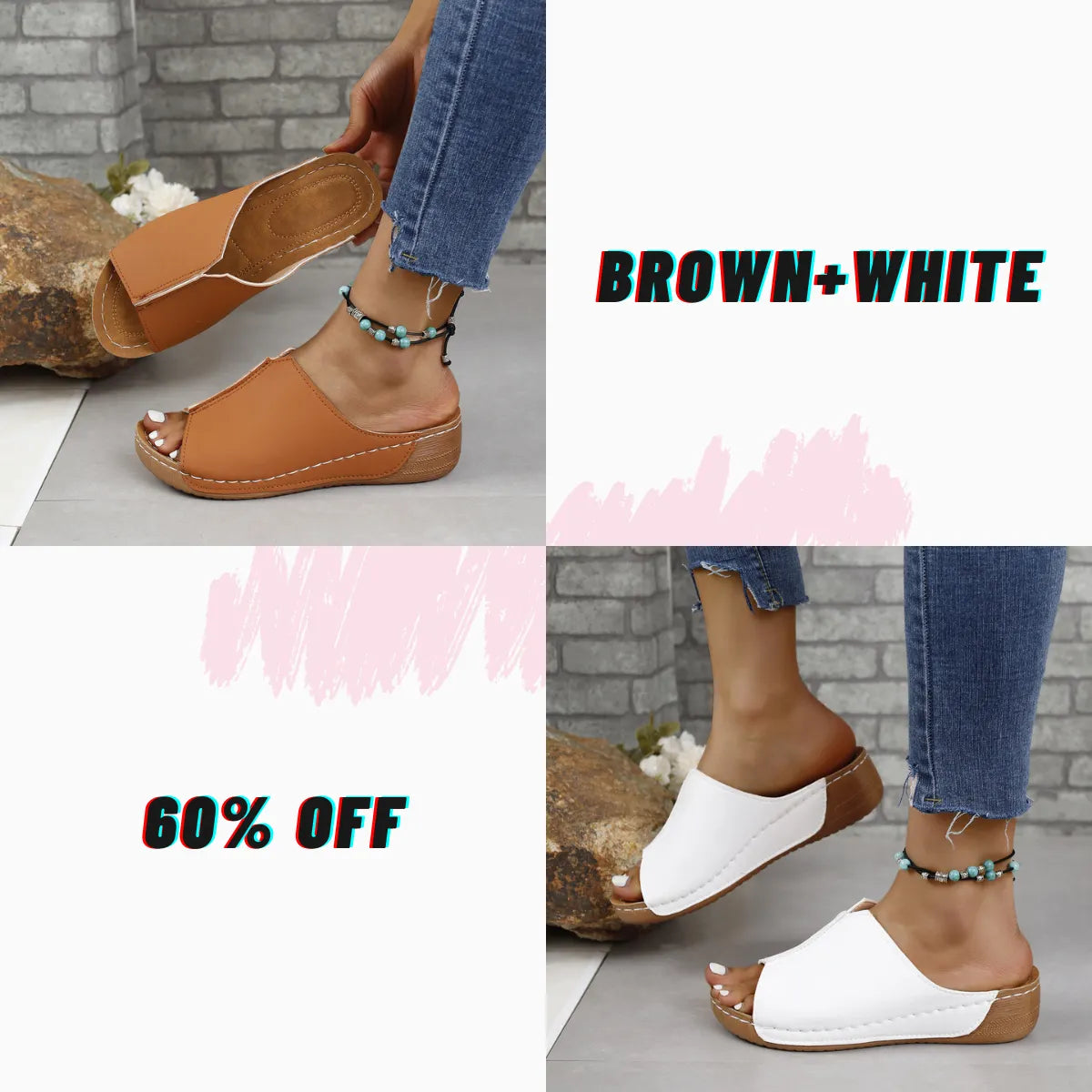 ⭐ Last Day Sale 60% OFF ⭐ Damping Sole Upgradation Stretch Lightweight Sandals