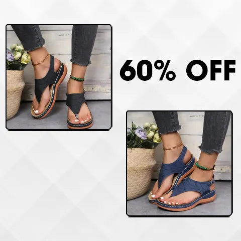 🔥Last Day Promotion 70% OFF🔥 Leather Orthopedic Arch Support Sandals Diabetic Walking Sandals
