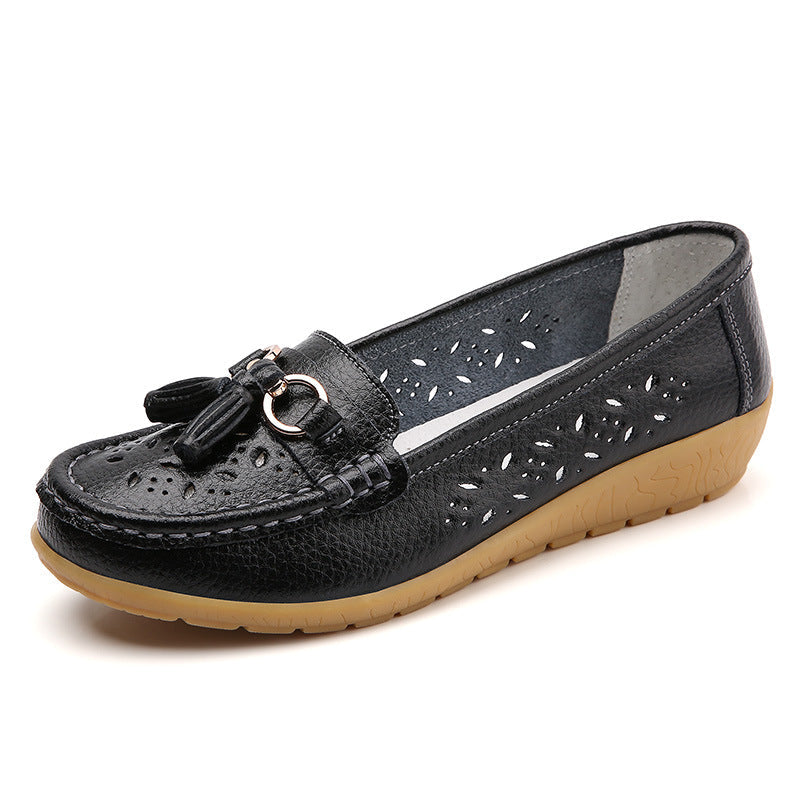 🔥Summer Hollow Out New Leather Shoes