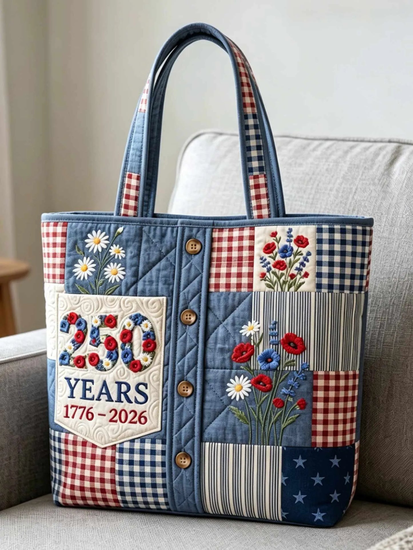 Liberty Legacy Quilted Tote Bag