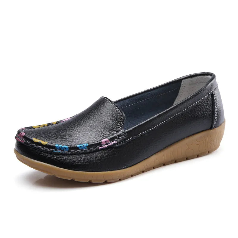 🔥New Ethnic Style Flat Heel Soft Soled Shoes