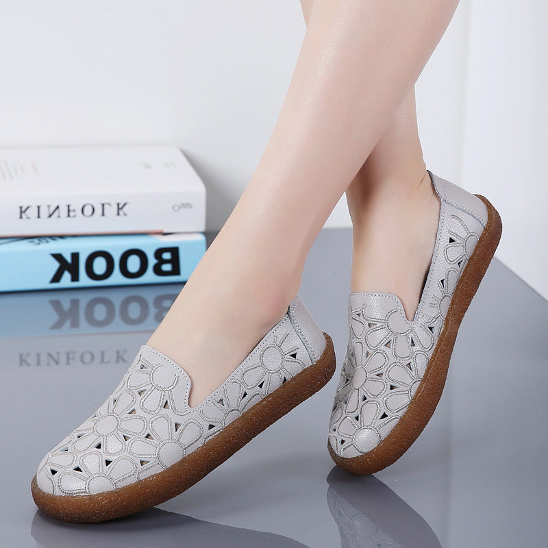 🔥New Loafers Women's Breathable Flat-bottomed Shoe