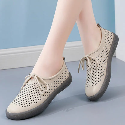 🔥Breathable Soft Flat Soles Lace Up Shoe