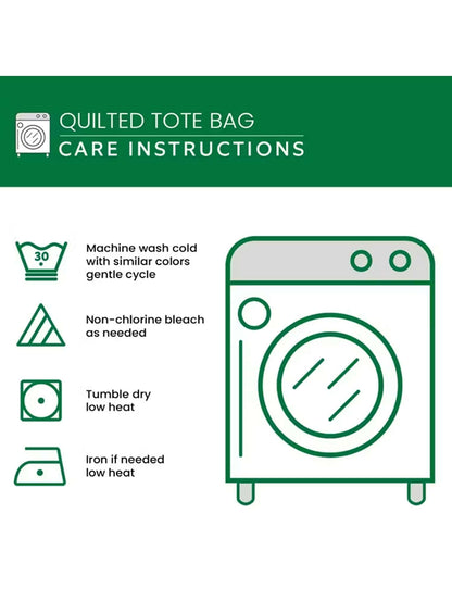 Swirly Cat Quilted Tote Bag
