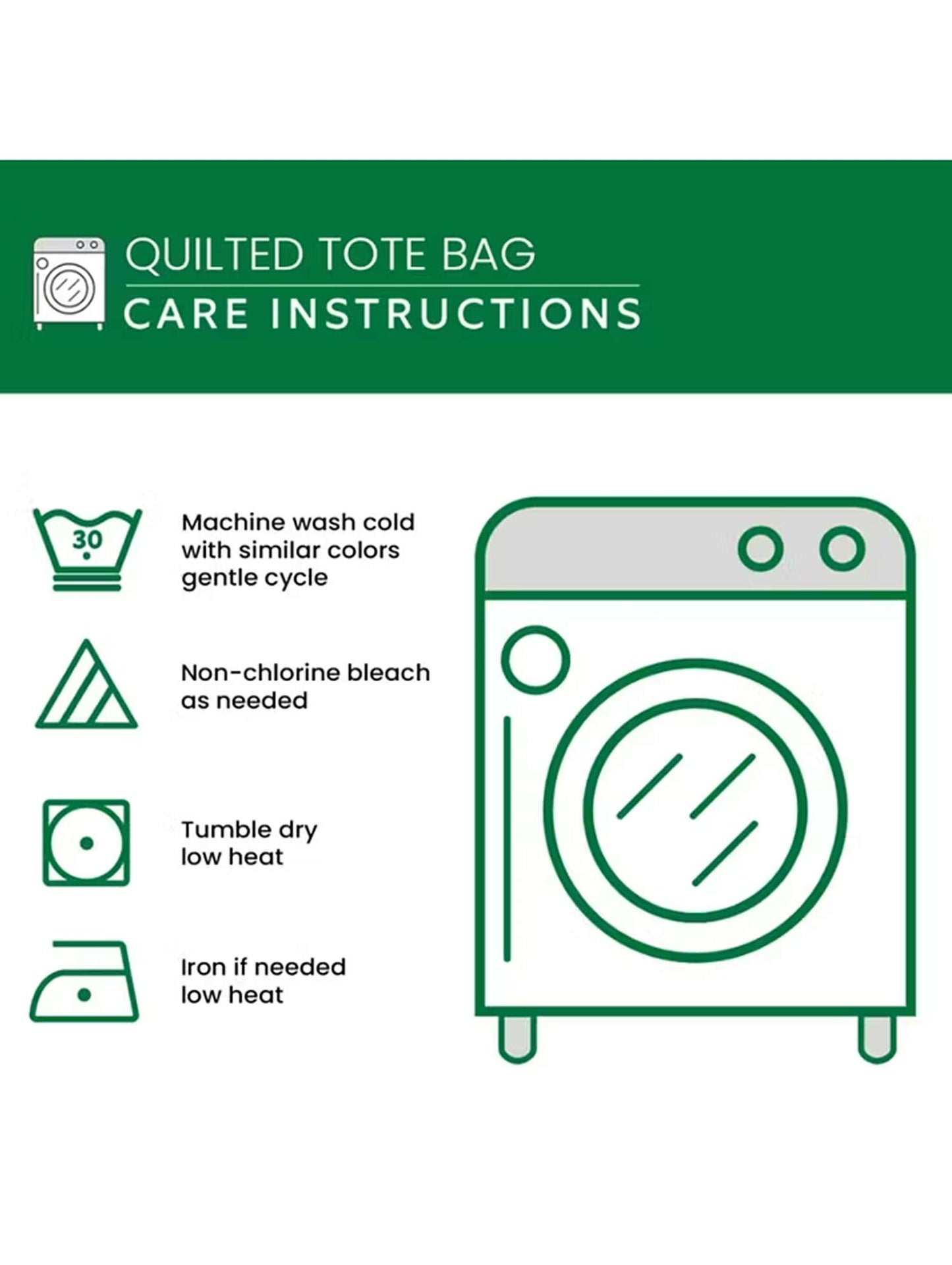 Heritage Patch Quilted Tote Bag