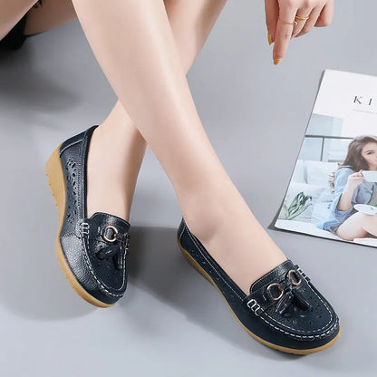 🔥Summer Hollow Out New Leather Shoes