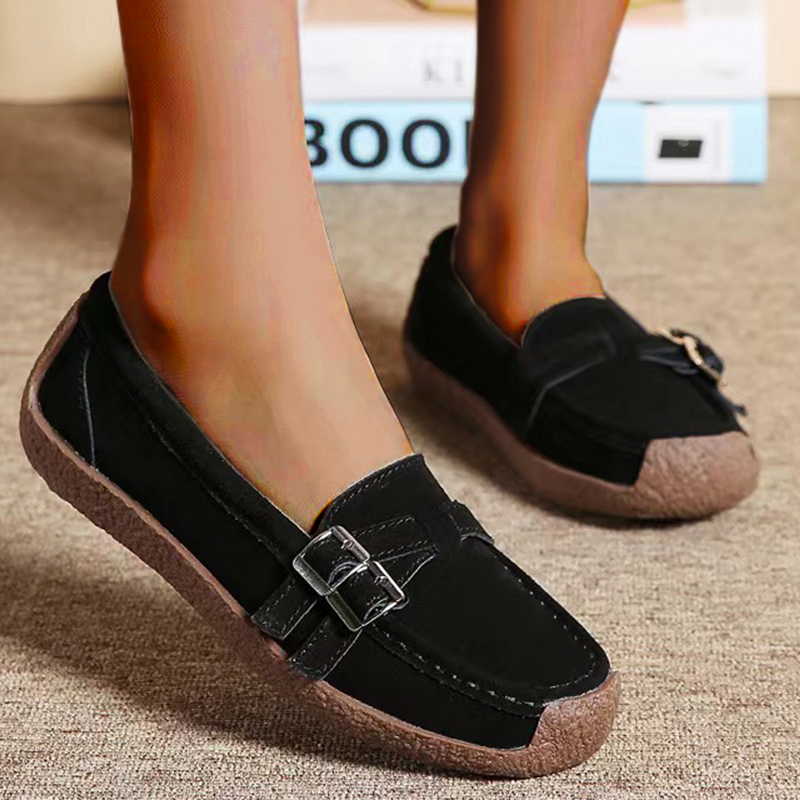 🔥Leather Flat-bottomed Casual Shoes